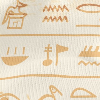 Egyptian Civilization Murals Stretch Jersey