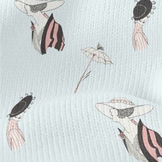 Noble And Elegant Lady Stretch Jersey