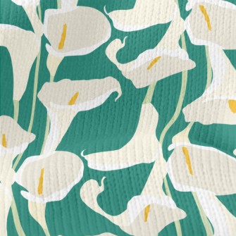 Beautiful Perfumed Calla Lily Stretch Jersey