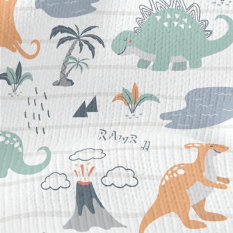 Passionate Dinosaur Island Stretch Jersey