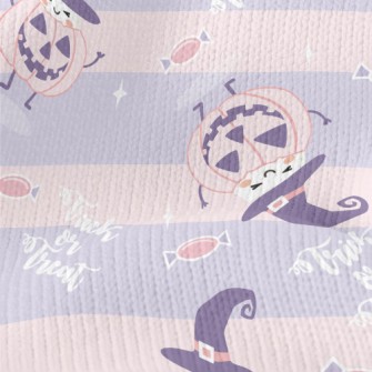 Trick Or Treat Pumpkin Ghost Stretch Jersey