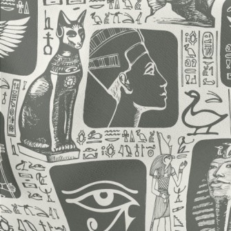 Egyptian Architectural Culture Lightweight Cotton Poplin