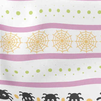 Spider Spider Web Horizontal S Lightweight Cotton Poplin