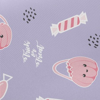 Cute Pumpkin Candy Bucket Midweight Cotton Poplin