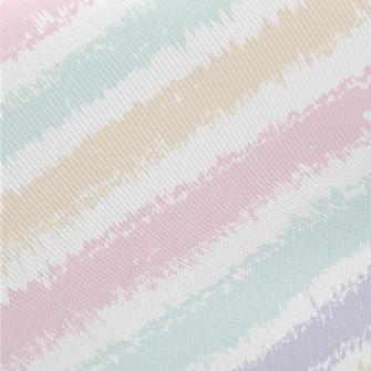 Irregular Watercolor Stripes Midweight Cotton Poplin