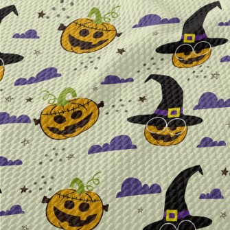 Halloween Costume Pumpkin Birdseye Piqué