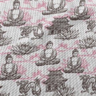 Kind Buddha Dragon Birdseye Piqué