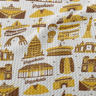 India City Tours Birdseye Piqué