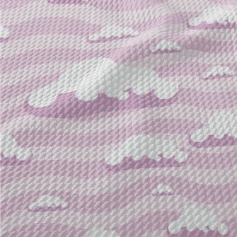 Wavy Clouds Birdseye Piqué