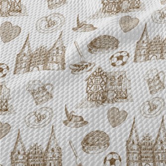 German Brewery Beer Birdseye Piqué