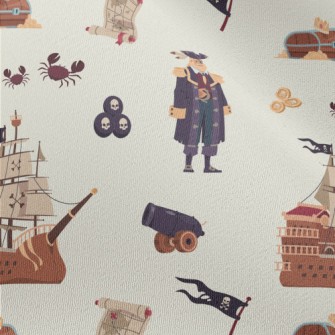 Pirate Treasure Map Chiffon