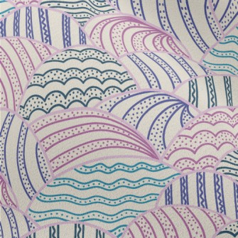 Weird Striped Color Blocks Chiffon