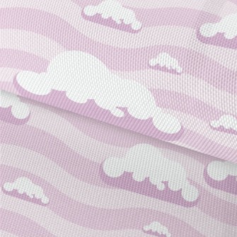 Wavy Clouds Waterproof Oxford