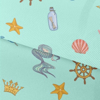 Mermaid Treasure Waterproof Oxford