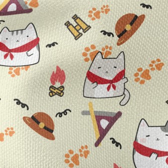 Kitten Scout Camping Waterproof Canvas