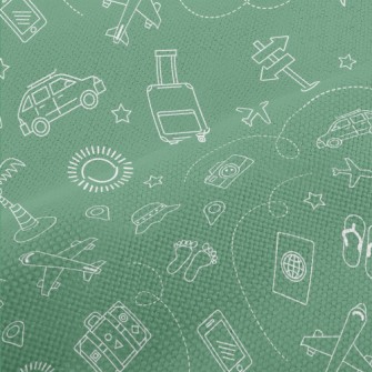 Travel Around The World Performance Linen