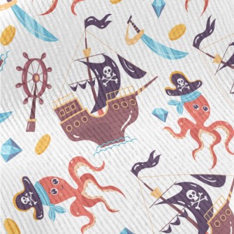 Captain Octopus Pirate Ship Standard Corduroy