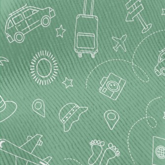 Travel Around The World Standard Corduroy