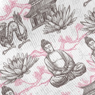 Kind Buddha Dragon Standard Corduroy