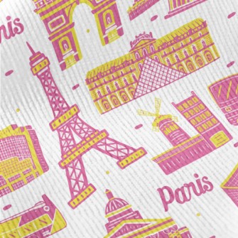 Famous Buildings In Paris Standard Corduroy