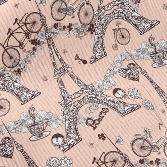Romantic Eiffel Tower Standard Corduroy