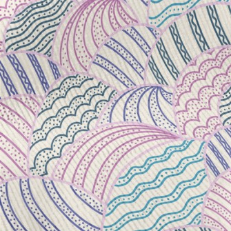 Weird Striped Color Blocks Standard Corduroy