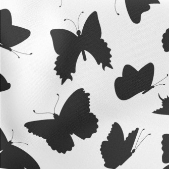 Beautiful Butterfly Silhouette Stretch Ponte