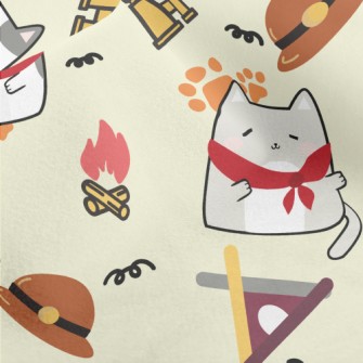 Kitten Scout Camping Micro Fleece