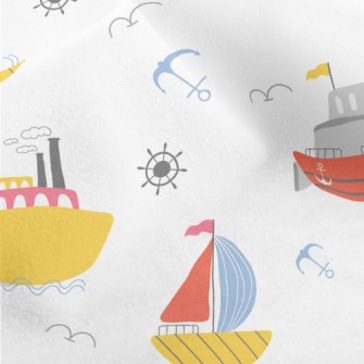 Sailing And Cruises Micro Fleece