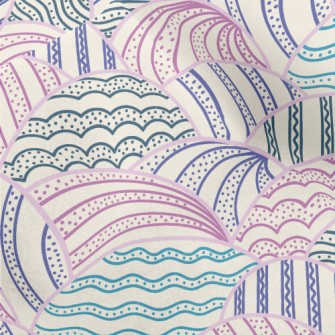 Weird Striped Color Blocks Micro Fleece