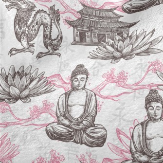 Kind Buddha Dragon Minky
