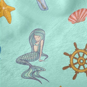 Mermaid Treasure Minky