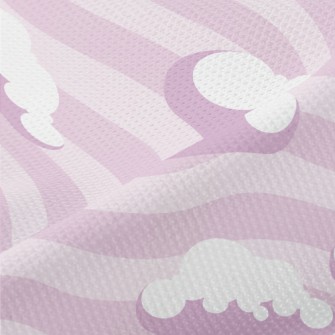 Wavy Clouds Piqué
