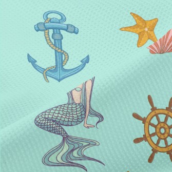 Mermaid Treasure Piqué