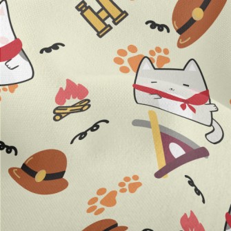 Kitten Scout Camping Lightweight Performance Linen