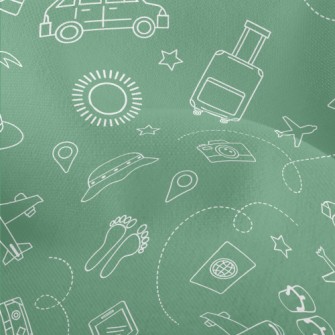 Travel Around The World Lightweight Performance Linen