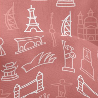 World Famous Buildings Lightweight Performance Linen