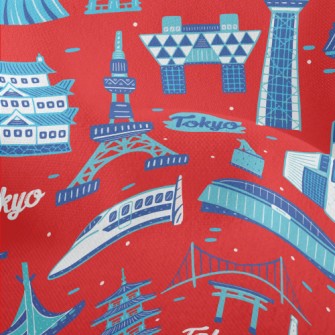Famous Buildings In Tokyo Lightweight Performance Linen