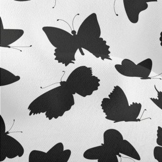 Beautiful Butterfly Silhouette Lightweight Performance Linen