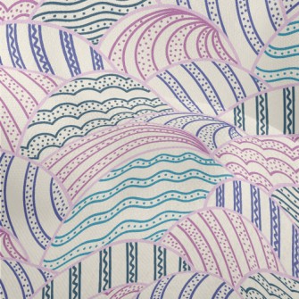 Weird Striped Color Blocks Lightweight Performance Linen