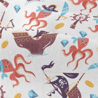 Captain Octopus Pirate Ship Modern Jersey
