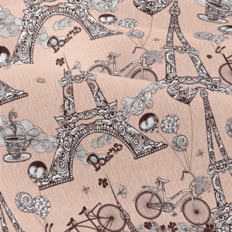 Romantic Eiffel Tower Modern Jersey