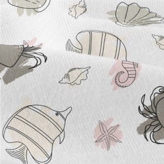 Doodle Sea Creatures Modern Jersey