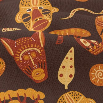 African Characteristic Masks Modern Jersey