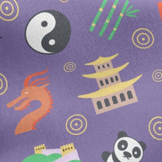 China Great Wall Tai Chi Jersey Backed Fleece