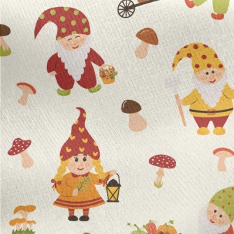 Cute Dwarf Family Jersey Backed Fleece