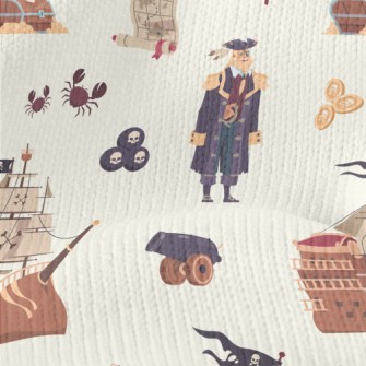 Pirate Treasure Map Stretch Jersey