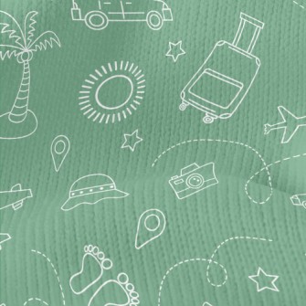 Travel Around The World Stretch Jersey