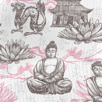 Kind Buddha Dragon Stretch Jersey