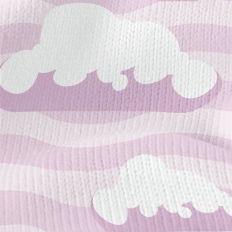 Wavy Clouds Stretch Jersey